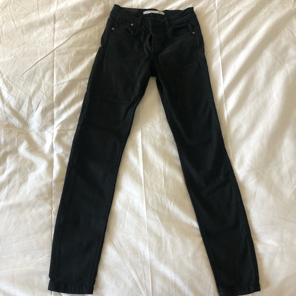 Zara Skinny Black Jeans Size 00